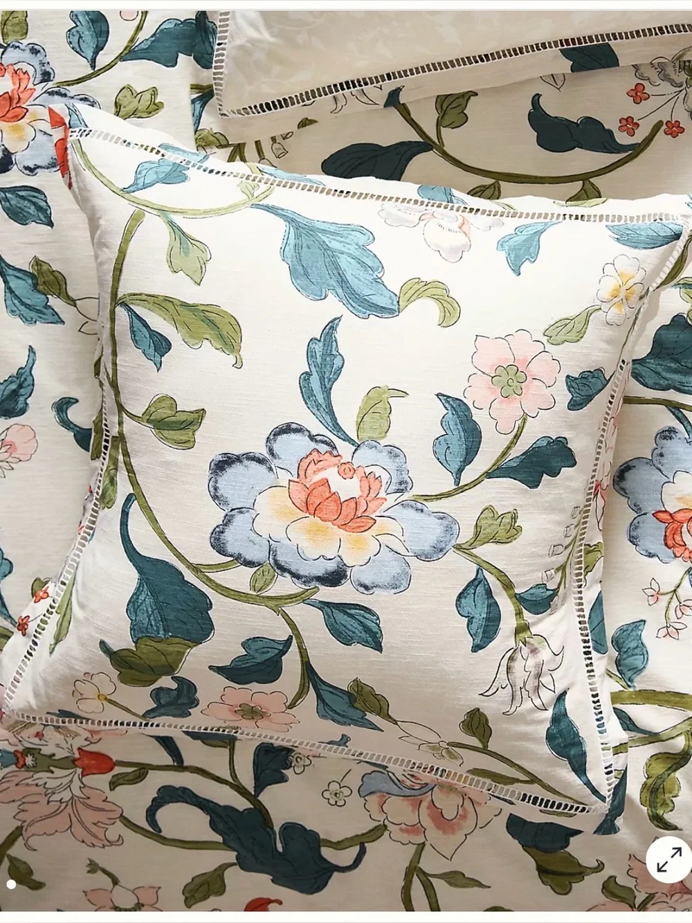 (3) Anthropologie Euro Sham 